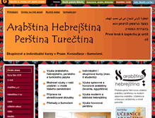 Tablet Screenshot of orientalni-jazyky.cz